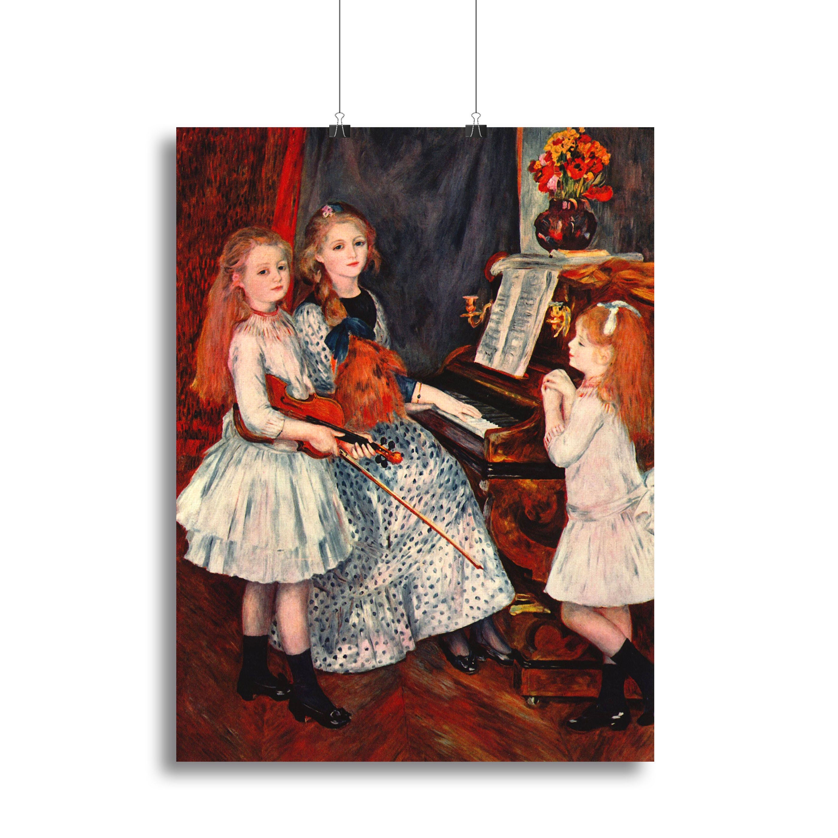 Portrait of the daughter of Catulle Mendes by Renoir Canvas Print or Poster - Canvas Art Rocks - 2