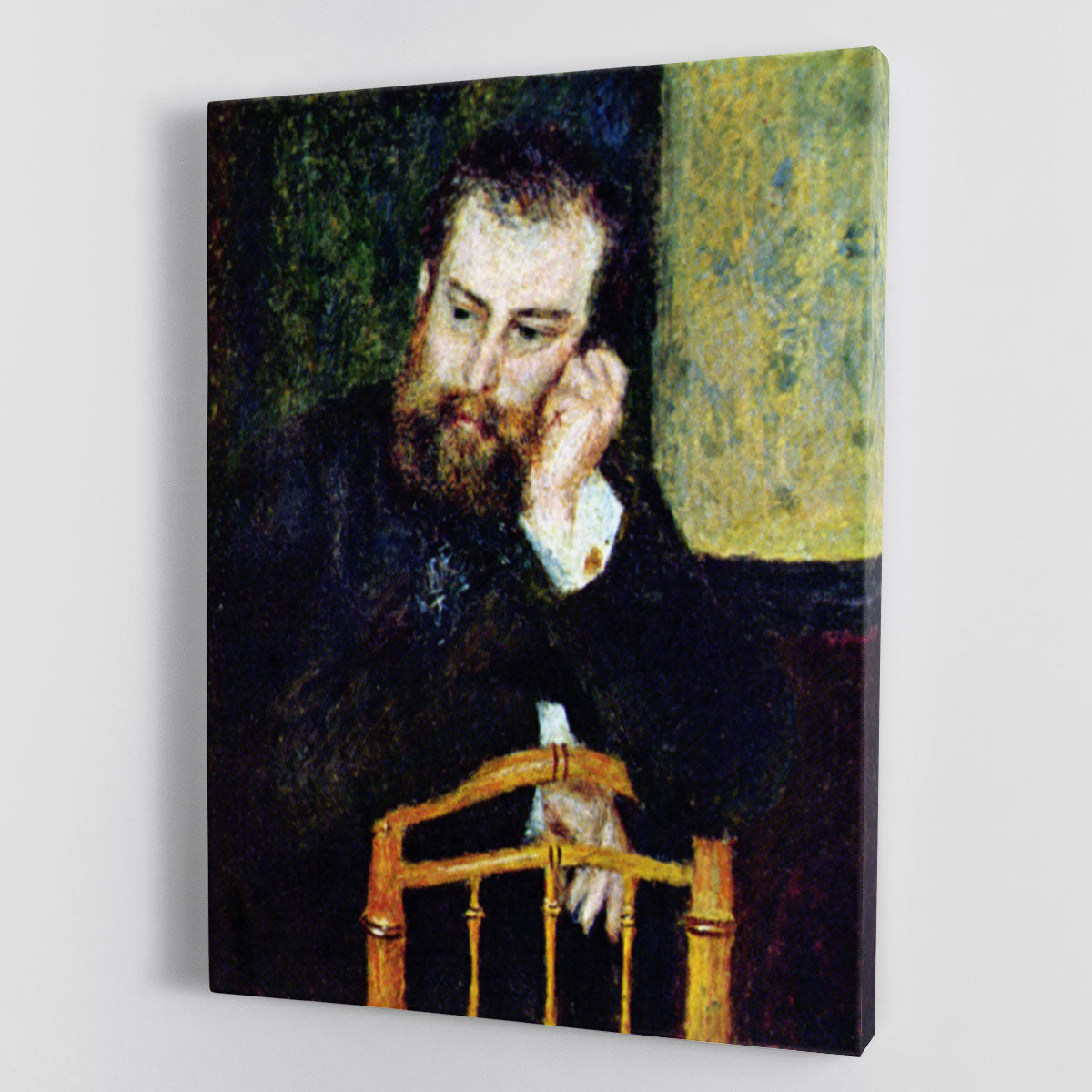 Portrait of the painter Alfred Sisley 1 by Renoir Canvas Print or Poster - Canvas Art Rocks - 1