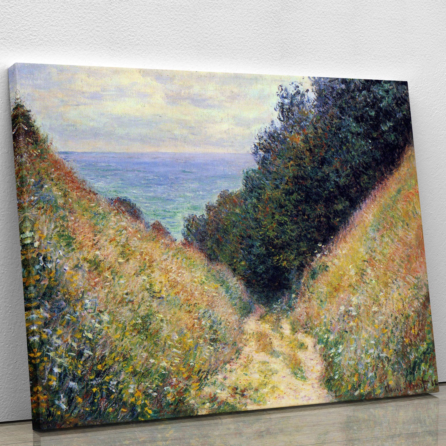 Pourville 1 by Monet Canvas Print or Poster - Canvas Art Rocks - 1