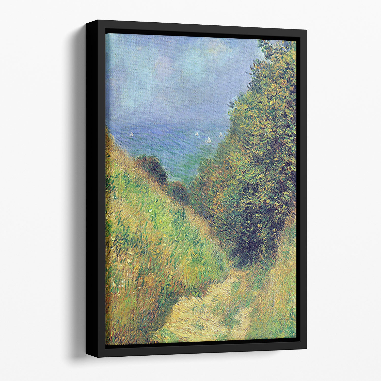 Pourville 2 by Monet Floating Framed Canvas