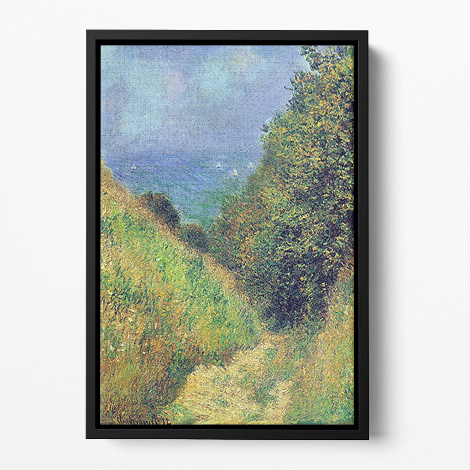 Pourville 2 by Monet Floating Framed Canvas