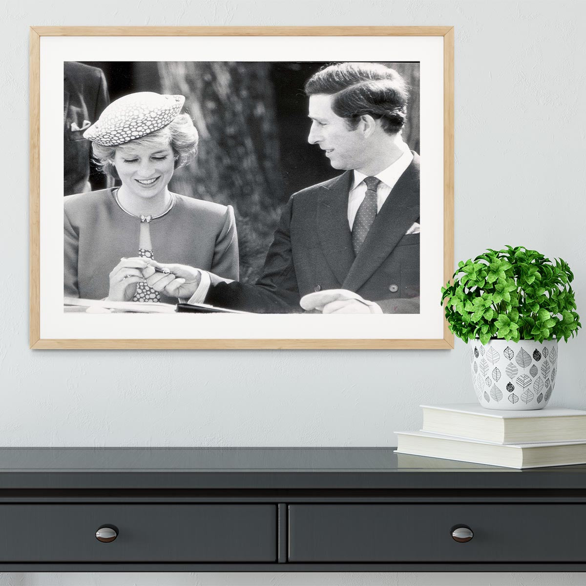 Prince Charles and Princess Diana in Vancouver Canada Framed Print - Canvas Art Rocks - 3
