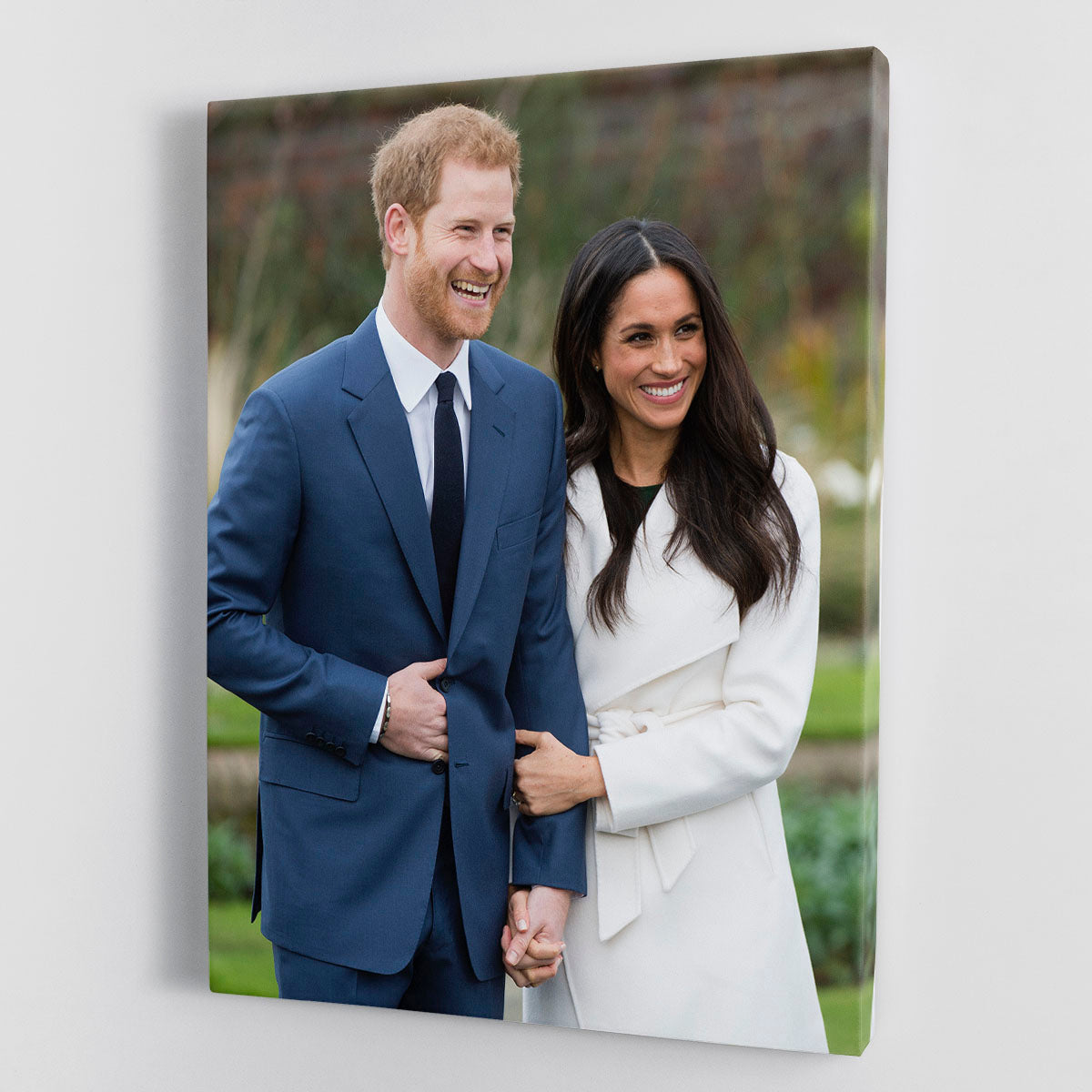 Prince Harry and fiance Meghan Markle announce their engagement Canvas Print or Poster - Canvas Art Rocks - 1