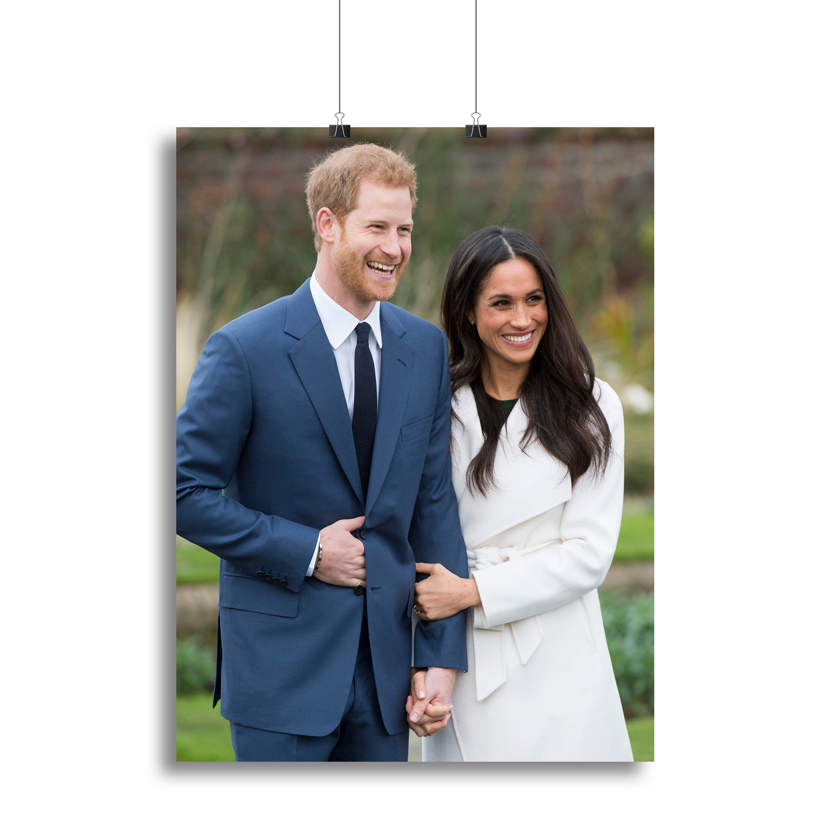 Prince Harry and fiance Meghan Markle announce their engagement Canvas Print or Poster - Canvas Art Rocks - 2
