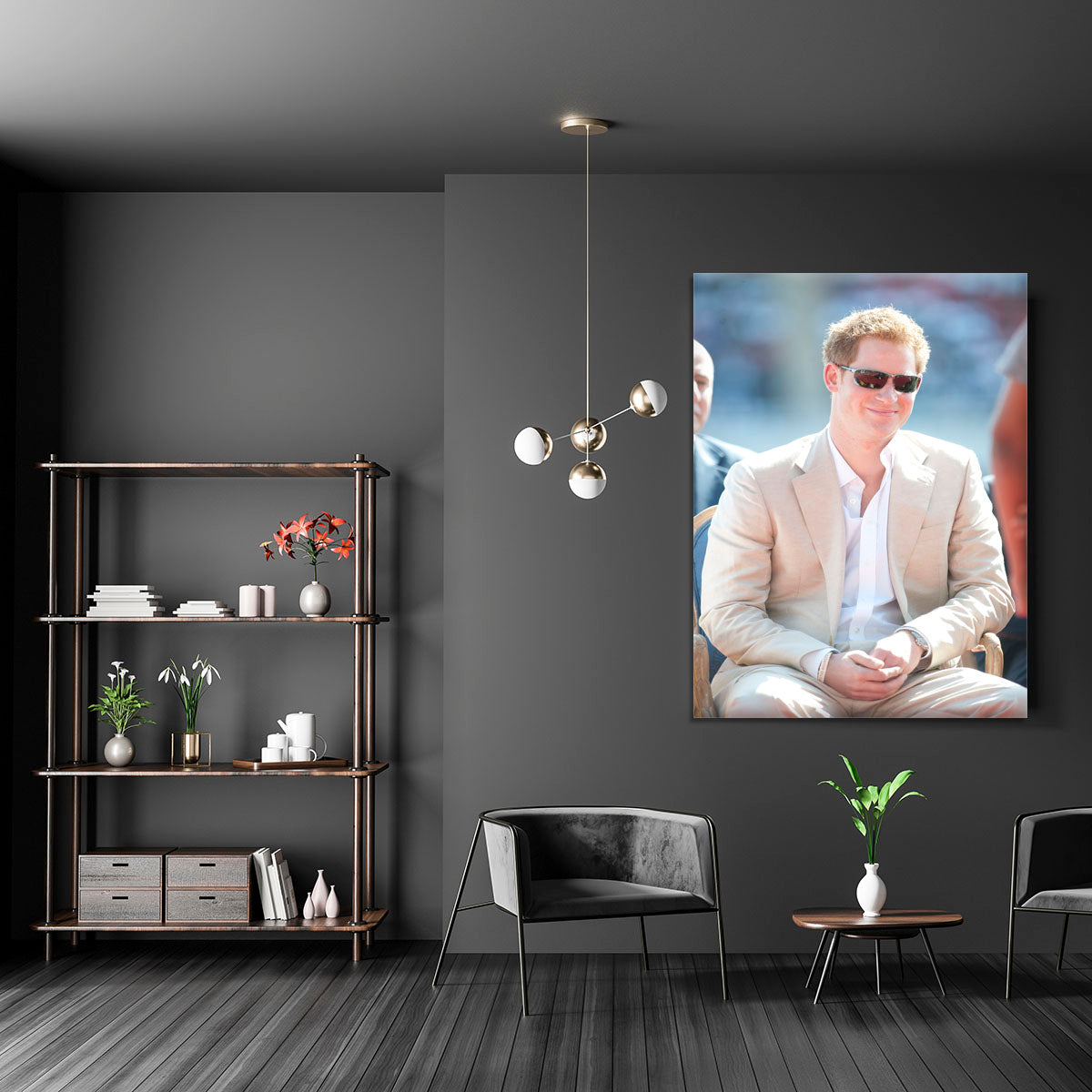 Prince Harry during the Diamond Jubilee tour in the Bahamas Canvas Print or Poster - Canvas Art Rocks - 5