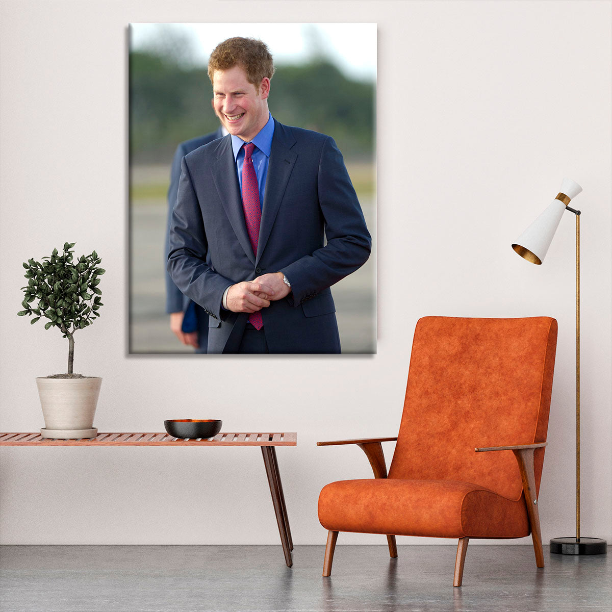 Prince Harry on a royal visit to Belize Canvas Print or Poster - Canvas Art Rocks - 6