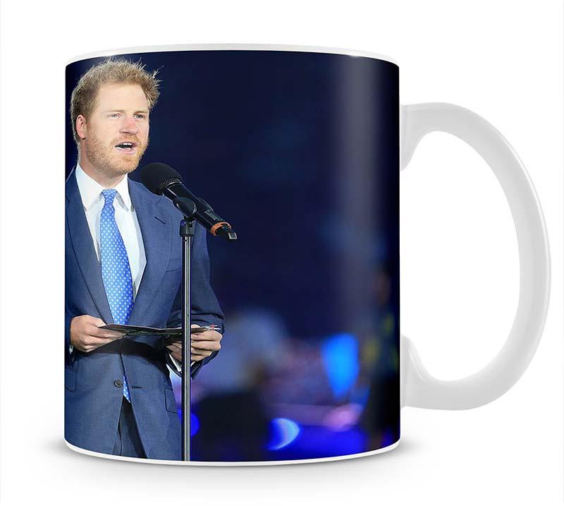 Prince Harry opening the Rugby World Cup 2015 Mug - Canvas Art Rocks - 1