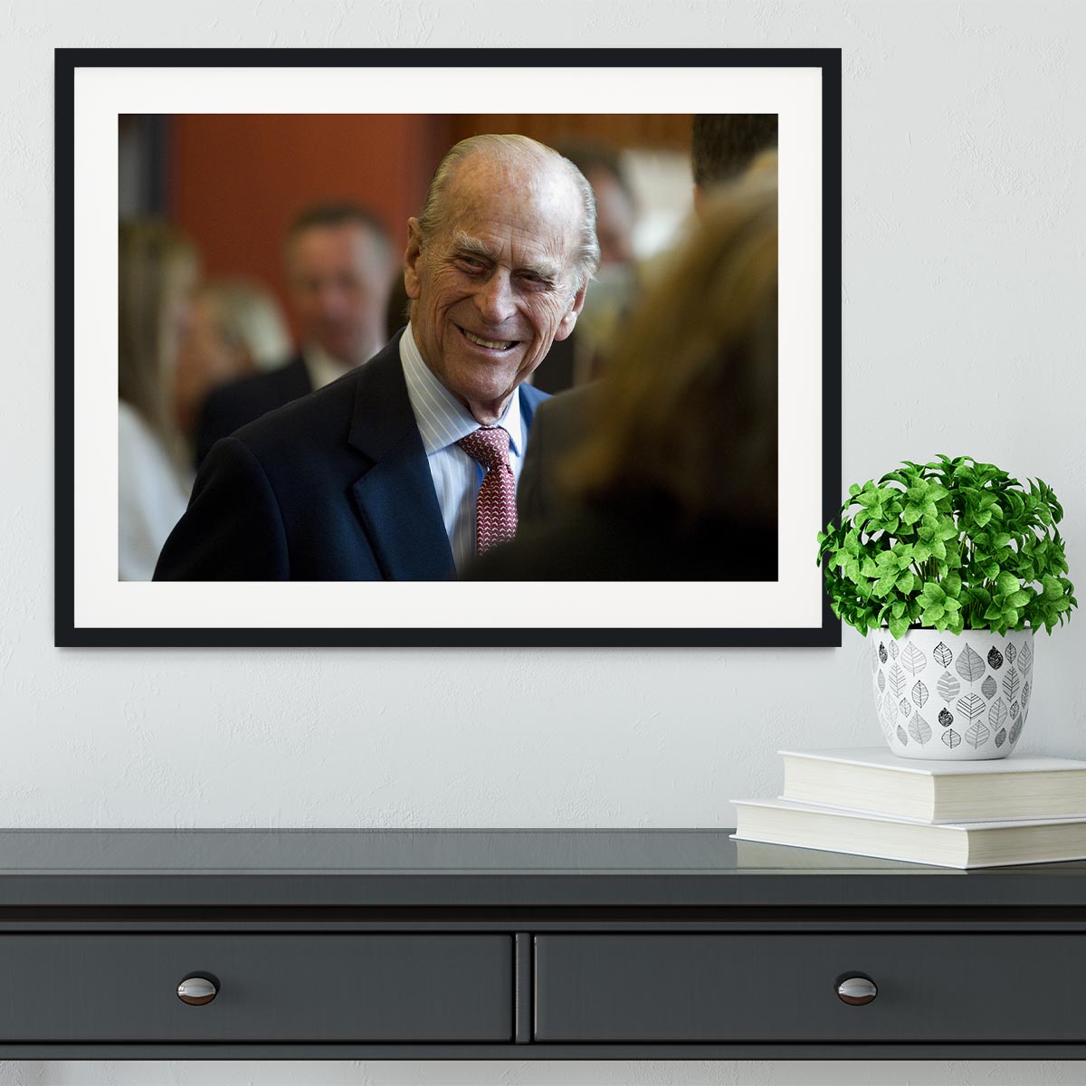 Prince Philip at the Journalists Charity at Stationers Hall Framed Print - Canvas Art Rocks - 1