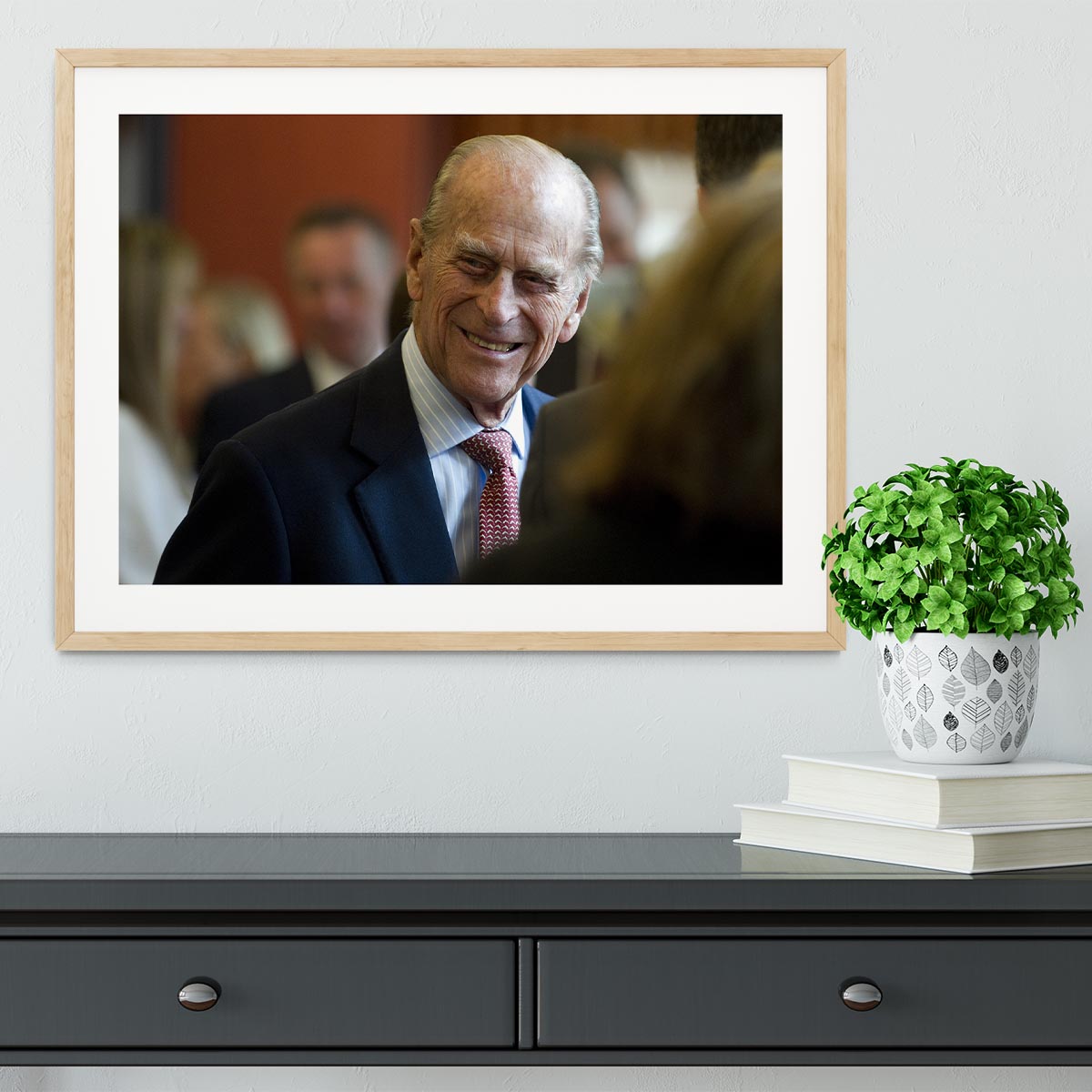 Prince Philip at the Journalists Charity at Stationers Hall Framed Print - Canvas Art Rocks - 3