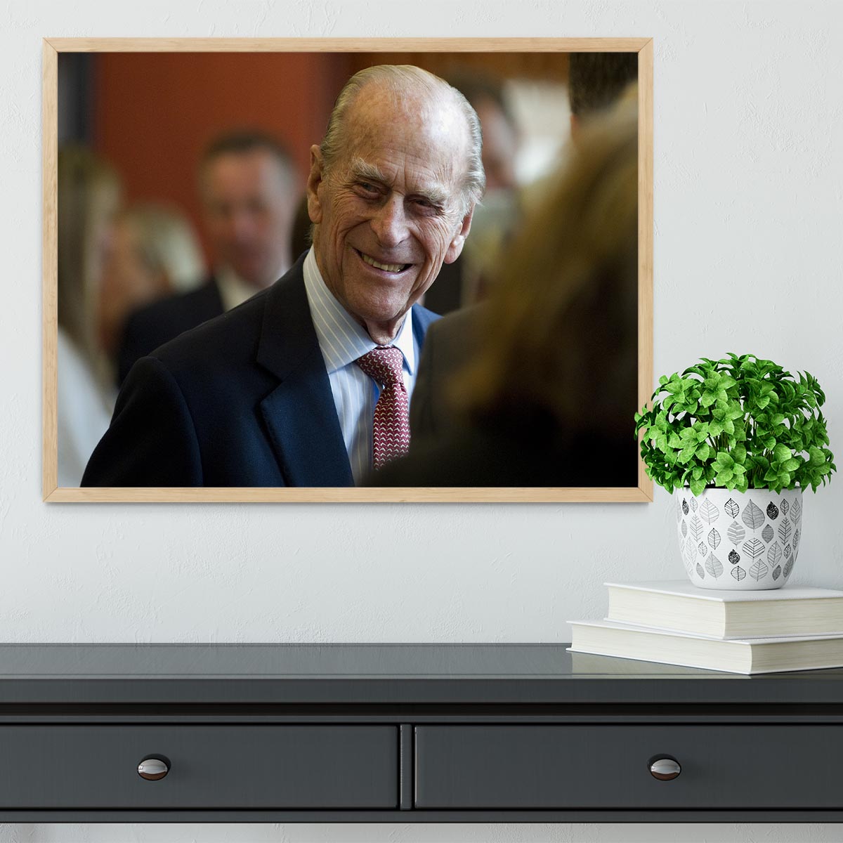 Prince Philip at the Journalists Charity at Stationers Hall Framed Print - Canvas Art Rocks - 4
