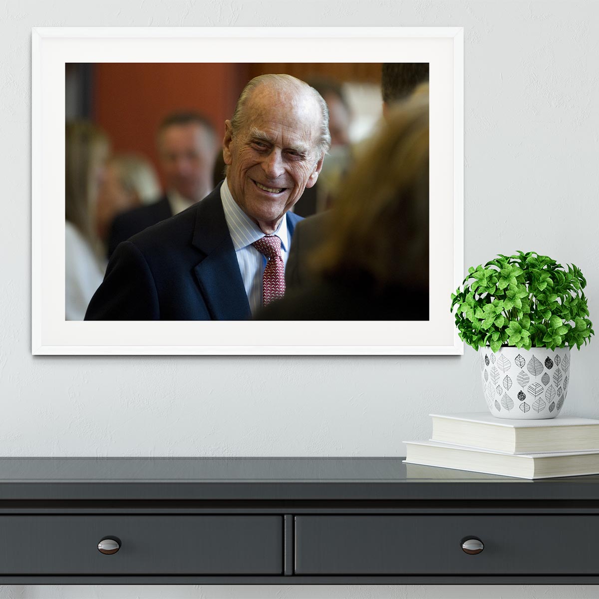 Prince Philip at the Journalists Charity at Stationers Hall Framed Print - Canvas Art Rocks - 5