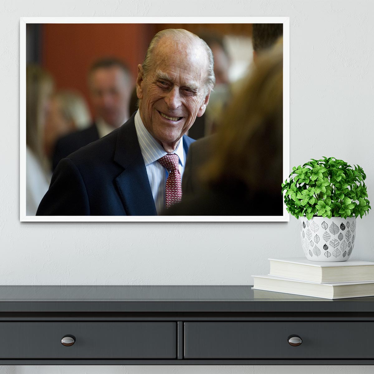 Prince Philip at the Journalists Charity at Stationers Hall Framed Print - Canvas Art Rocks -6