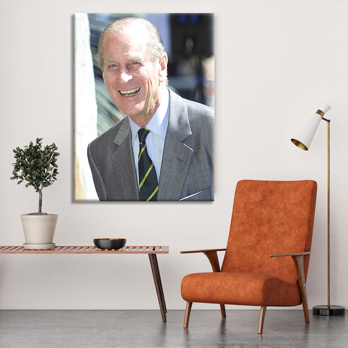 Prince Philip during a tour of Australia Canvas Print or Poster - Canvas Art Rocks - 6