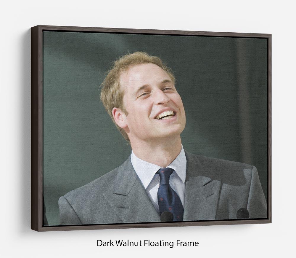 Prince William opening the Darwin Centre Museum Floating Frame Canvas