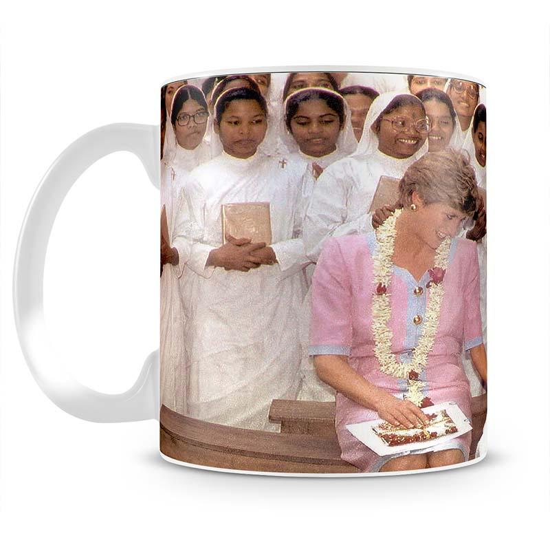 Princes Diana with Mother Theresa in Calcutta India Mug - Canvas Art Rocks - 2