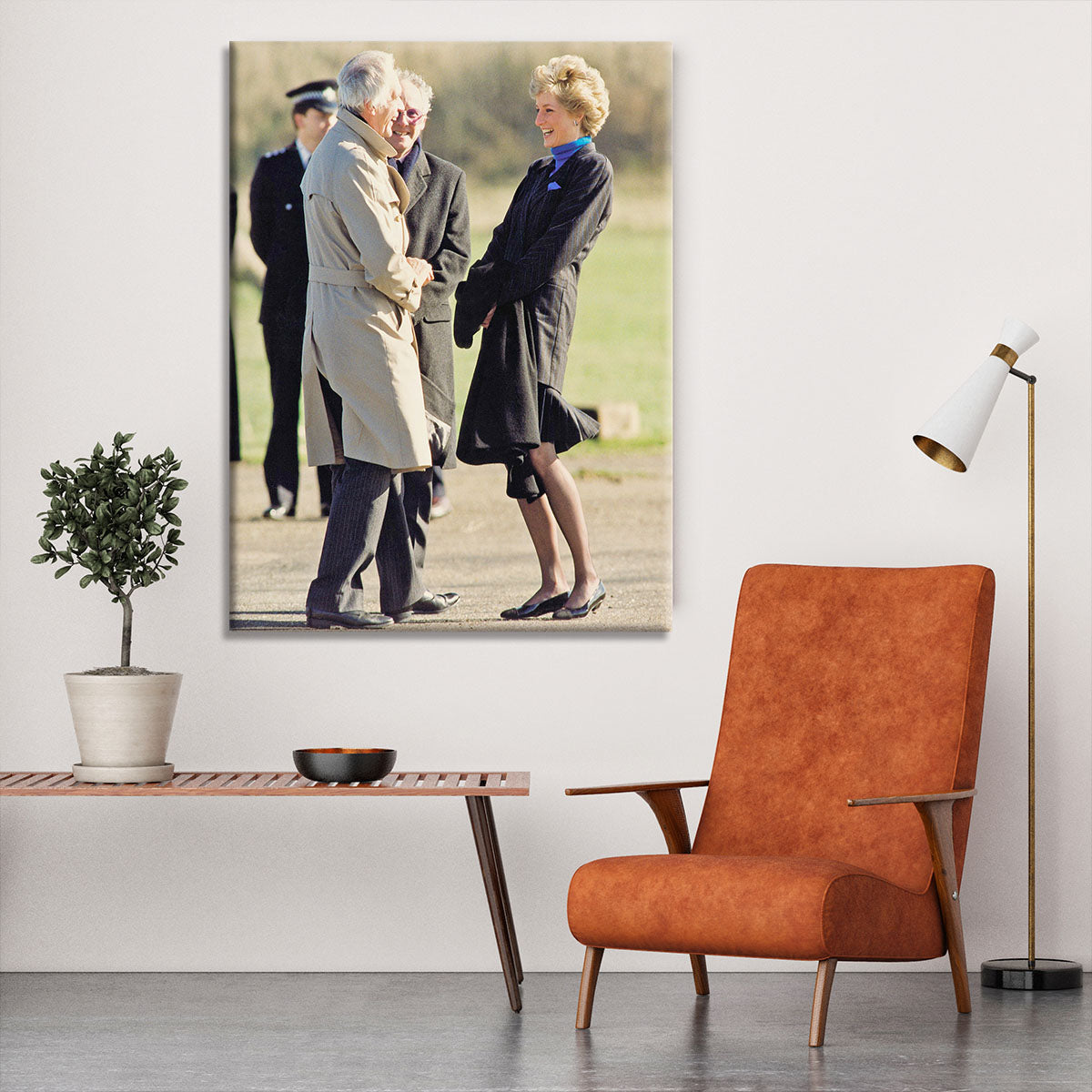 Princess Diana laughing Canvas Print or Poster - Canvas Art Rocks - 6