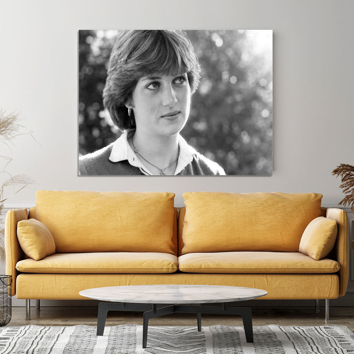 Princess Diana meeting the press for the first time Canvas Print or Poster - Canvas Art Rocks - 4