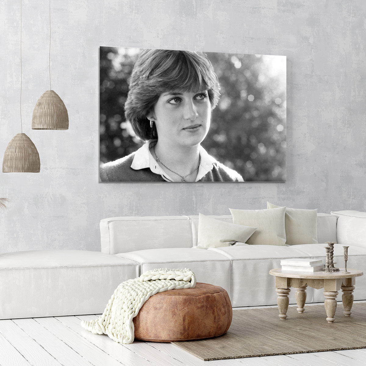Princess Diana meeting the press for the first time Canvas Print or Poster - Canvas Art Rocks - 6