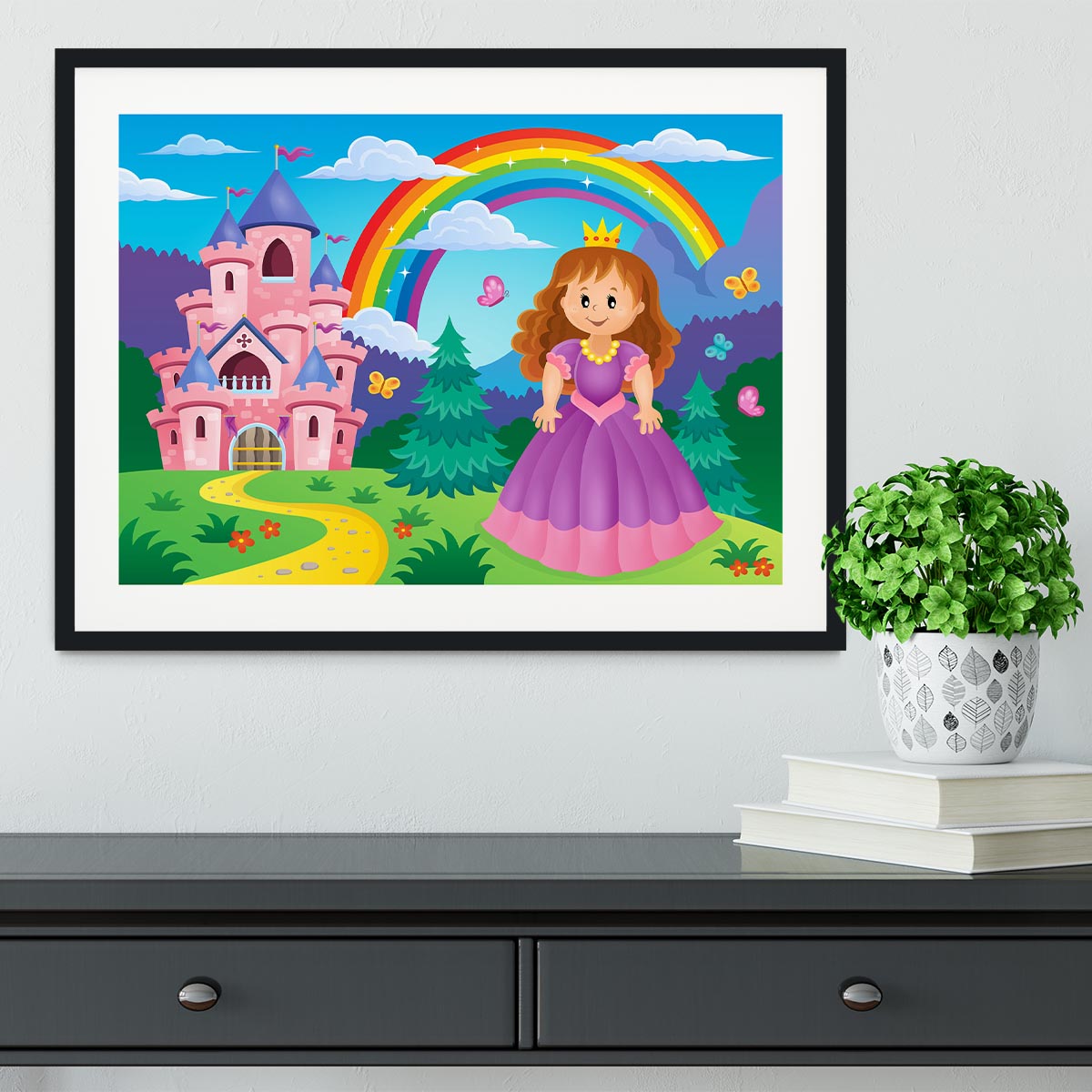 Princess theme image 2 Framed Print - Canvas Art Rocks - 1