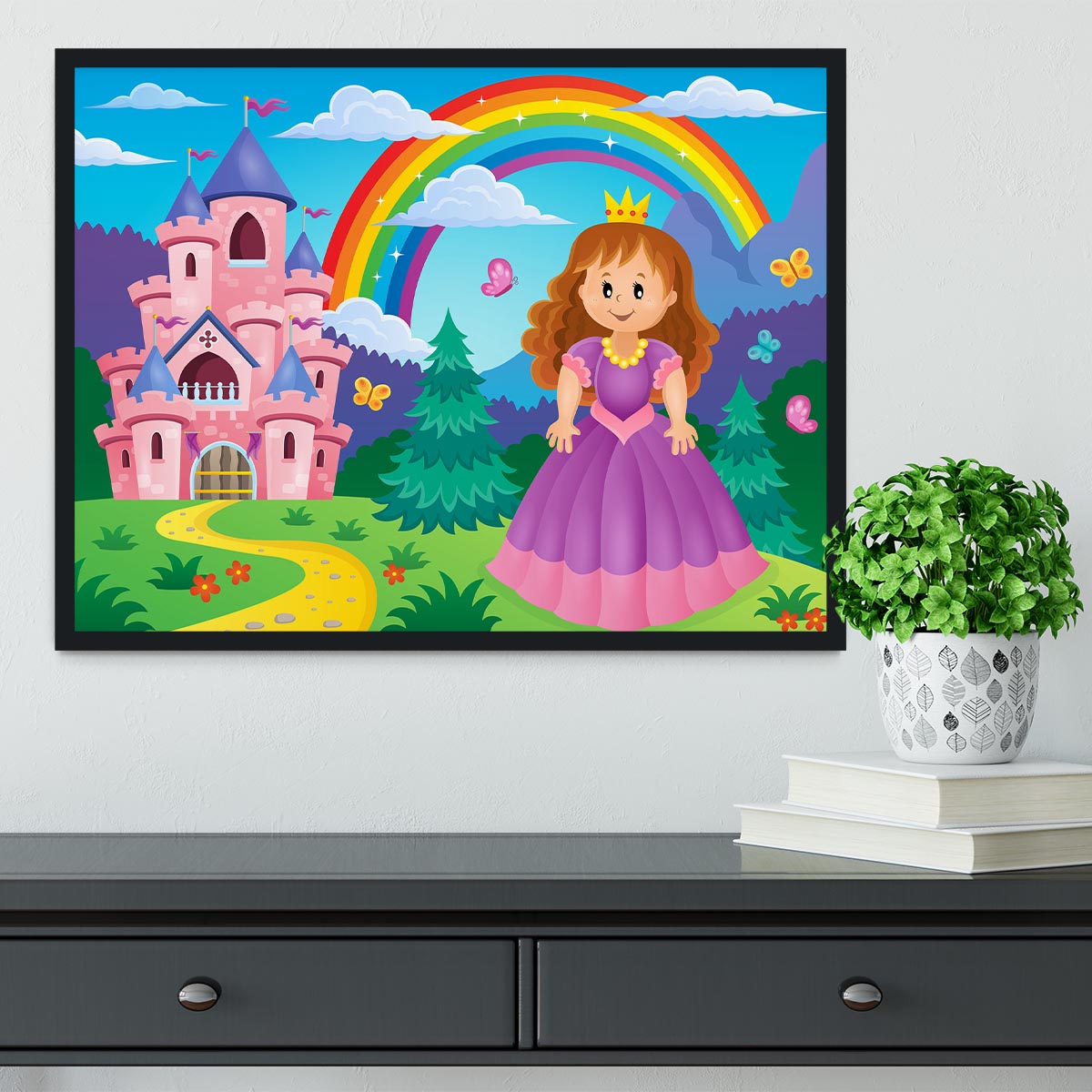 Princess theme image 2 Framed Print - Canvas Art Rocks - 2