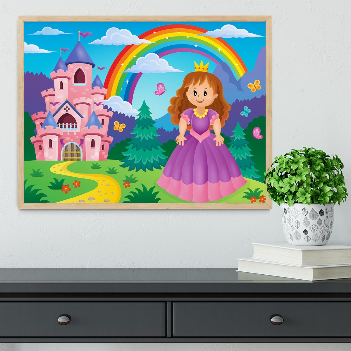 Princess theme image 2 Framed Print - Canvas Art Rocks - 4