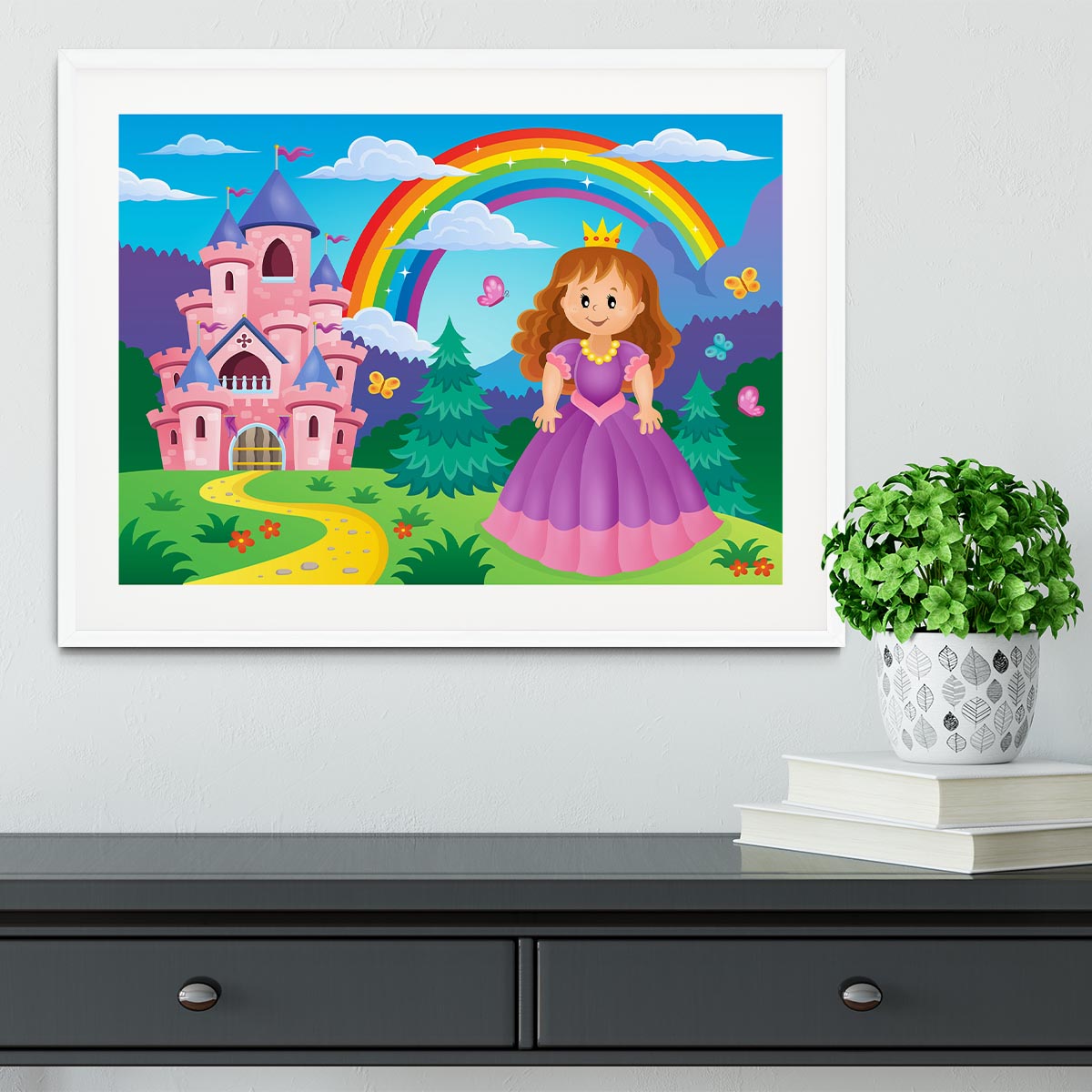 Princess theme image 2 Framed Print - Canvas Art Rocks - 5