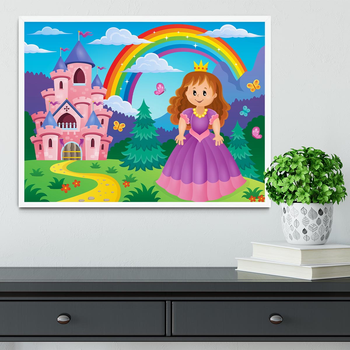 Princess theme image 2 Framed Print - Canvas Art Rocks -6