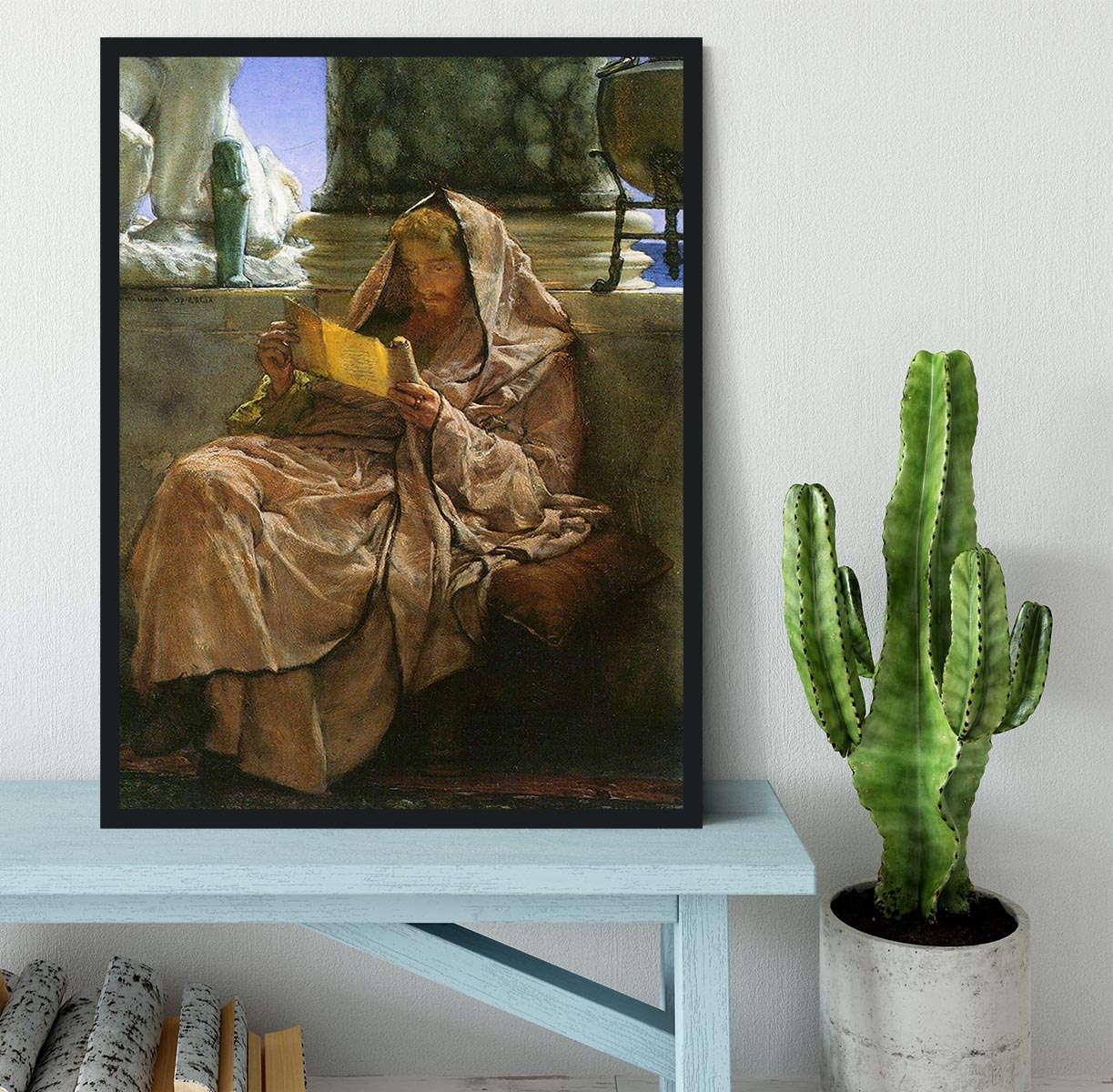 Prosa by Alma Tadema Framed Print - Canvas Art Rocks - 2