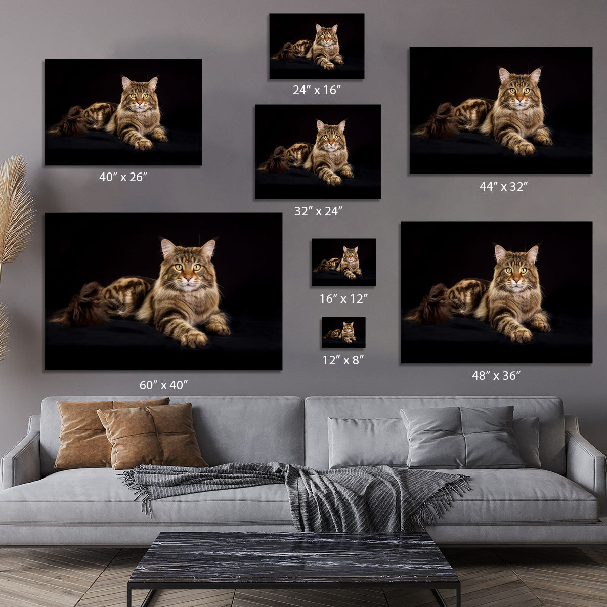 Purebred Maine Coon cat Canvas Print or Poster - Canvas Art Rocks - 7