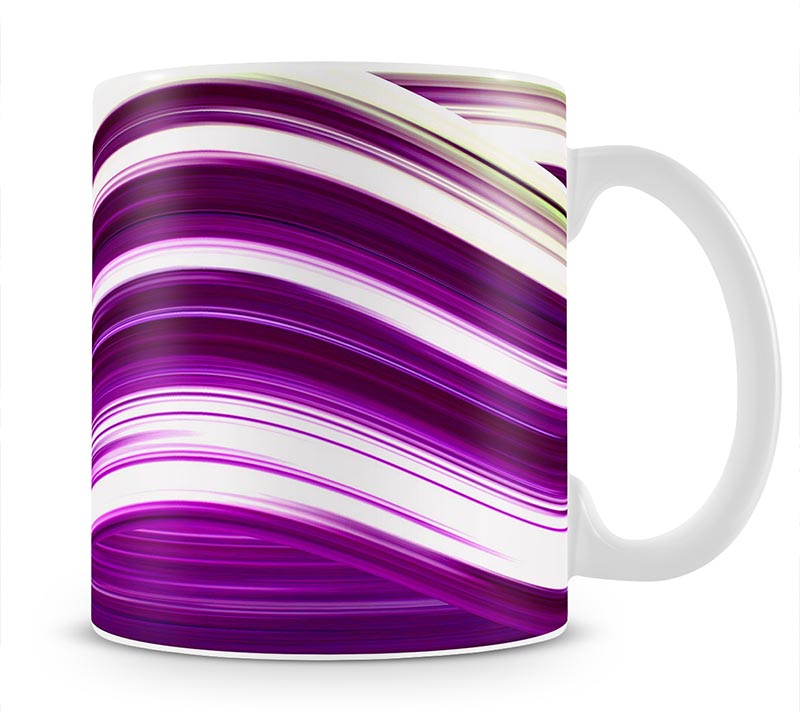Purple Wave Mug - Canvas Art Rocks - 1
