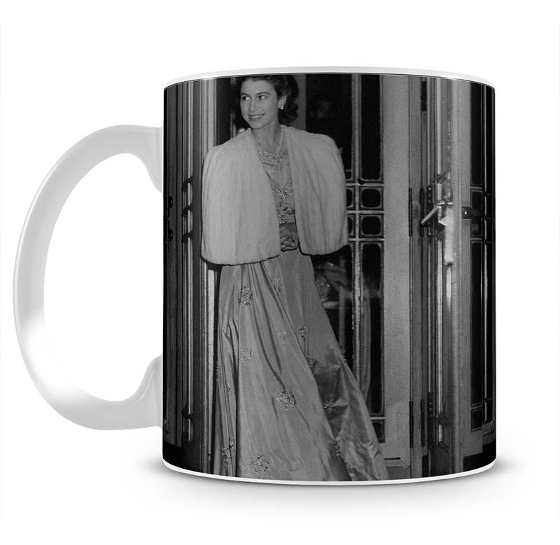 Queen Elizabeth II the day she was engaged to Prince Philip Mug - Canvas Art Rocks - 2