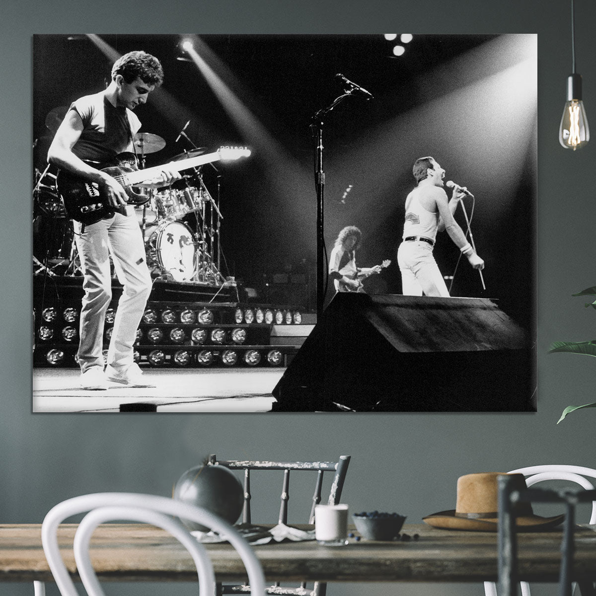 Queen Live On Stage Canvas Print or Poster - Canvas Art Rocks - 3