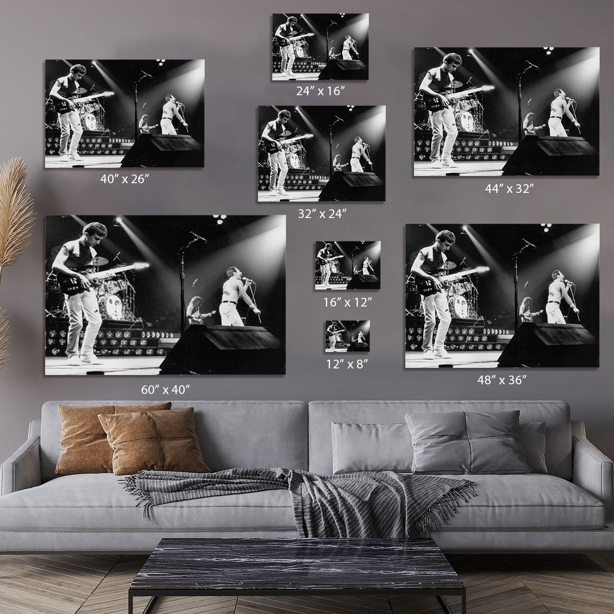 Queen Live On Stage Canvas Print or Poster - Canvas Art Rocks - 7