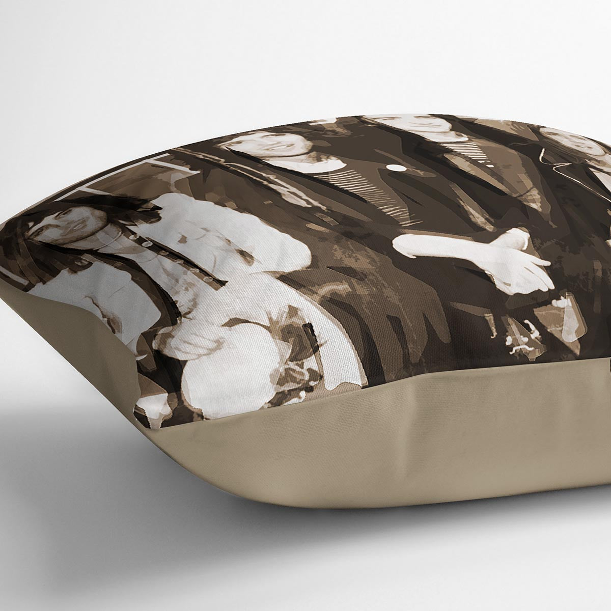 Queen Sepia Pop Art Cushion