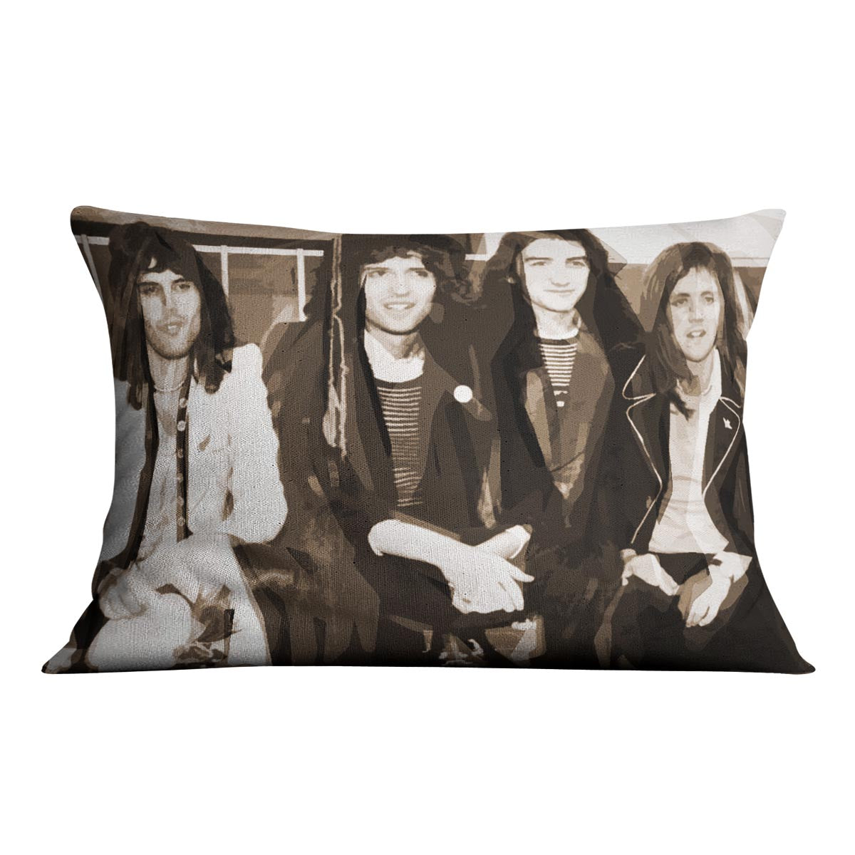 Queen Sepia Pop Art Cushion