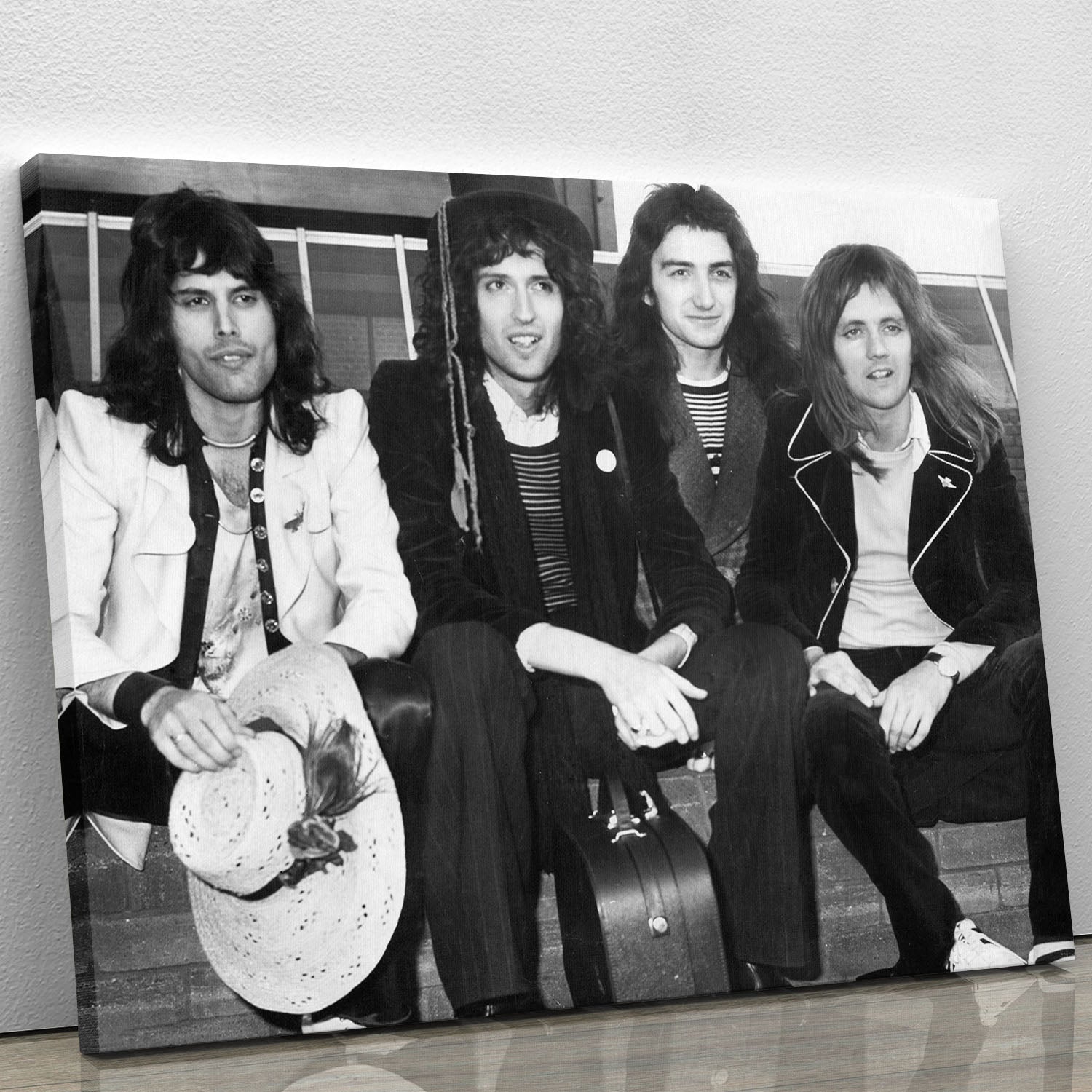 Queen in 1974 Canvas Print or Poster - Canvas Art Rocks - 1