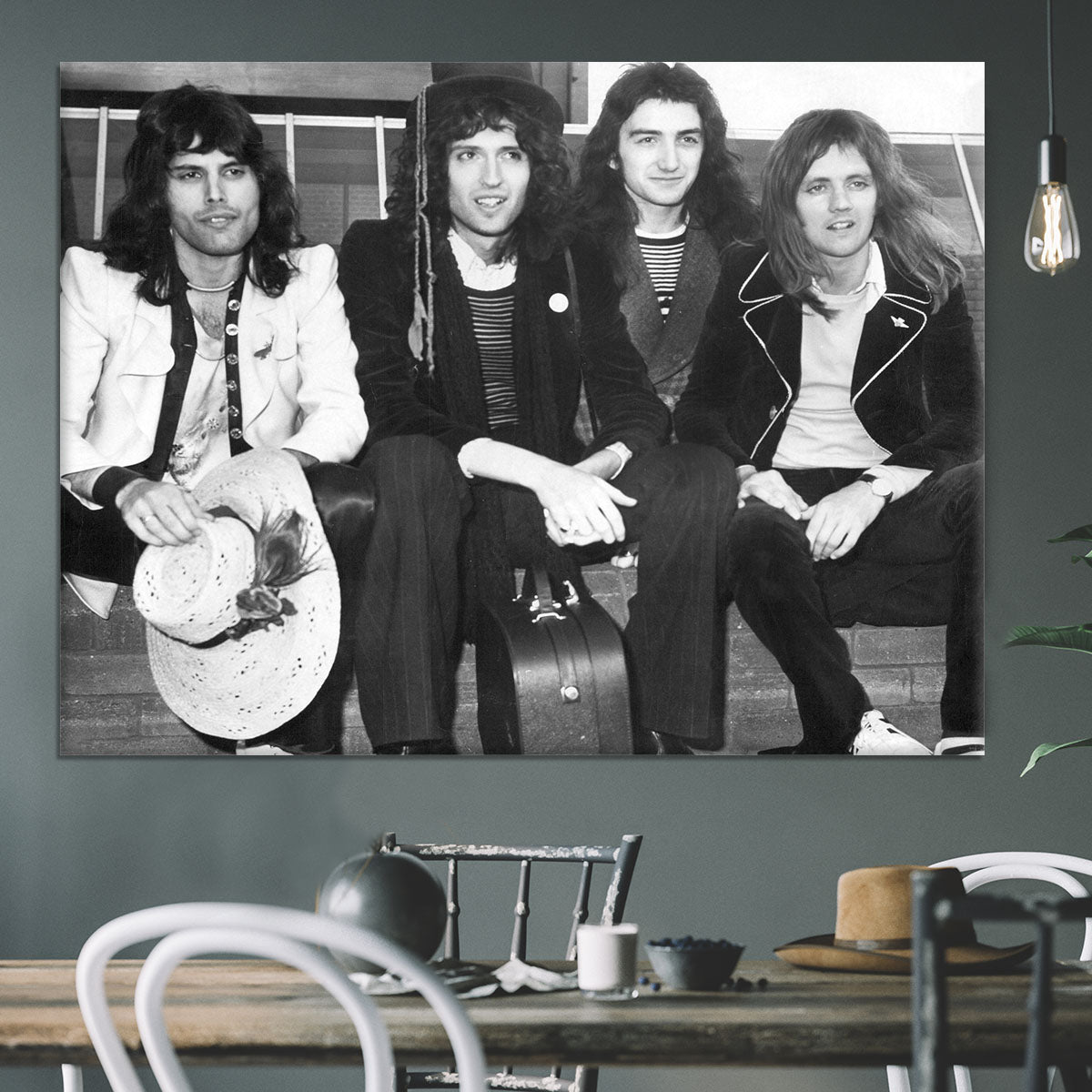 Queen in 1974 Canvas Print or Poster - Canvas Art Rocks - 3