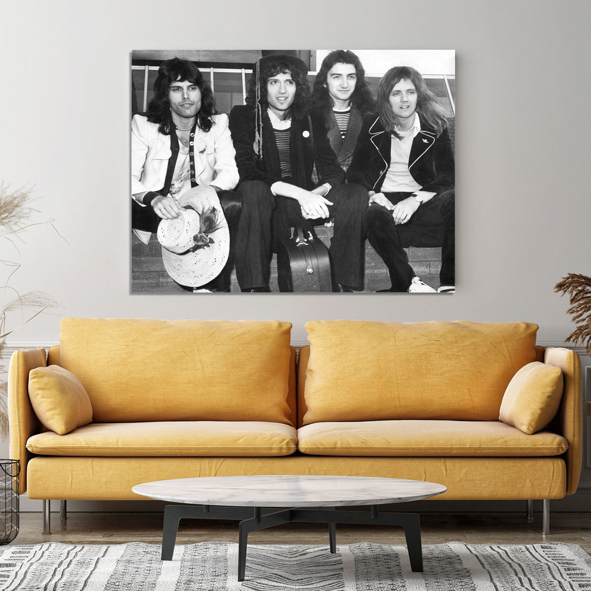 Queen in 1974 Canvas Print or Poster - Canvas Art Rocks - 4