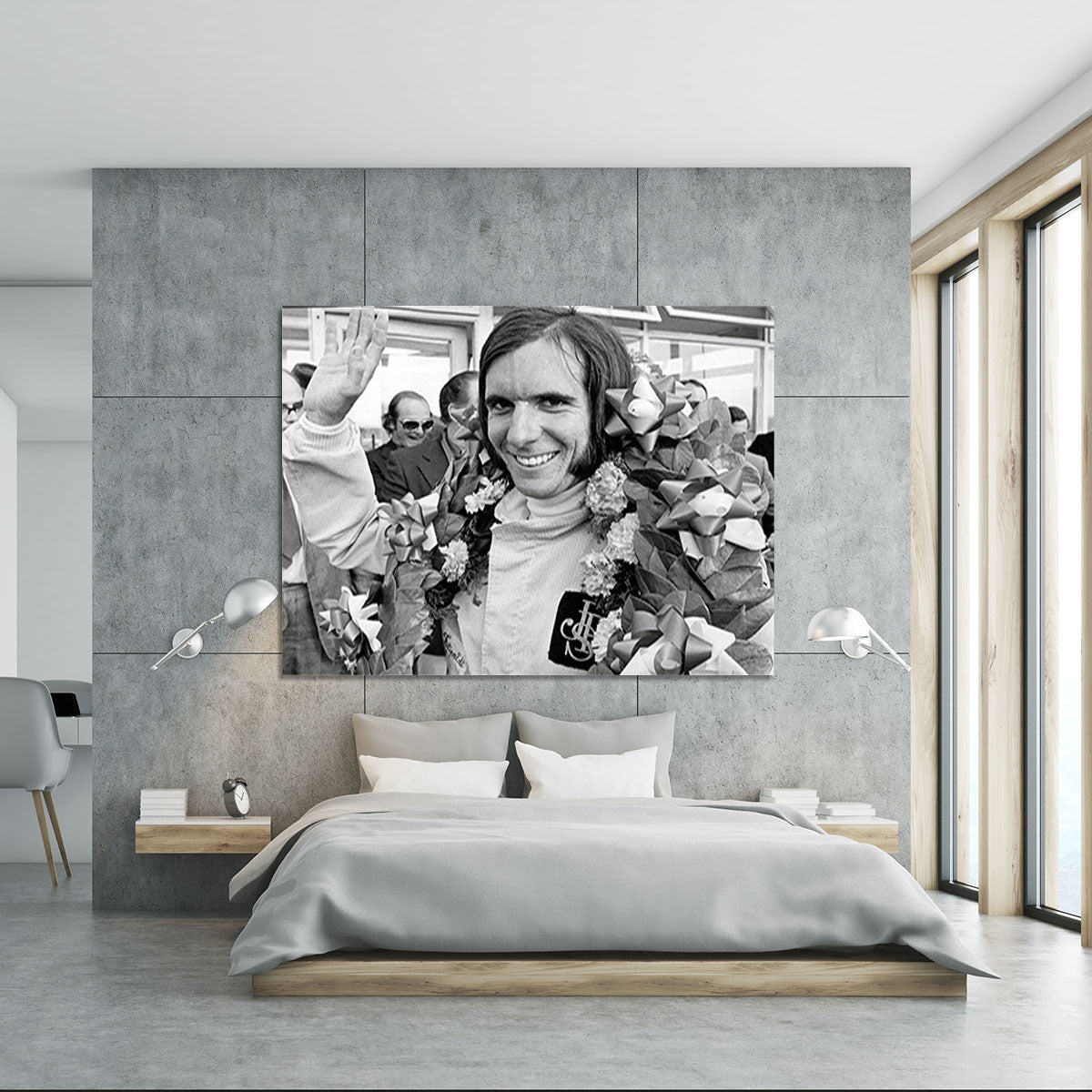 Racing driver Emerson Fittipaldi 1972 Canvas Print or Poster - Canvas Art Rocks - 5