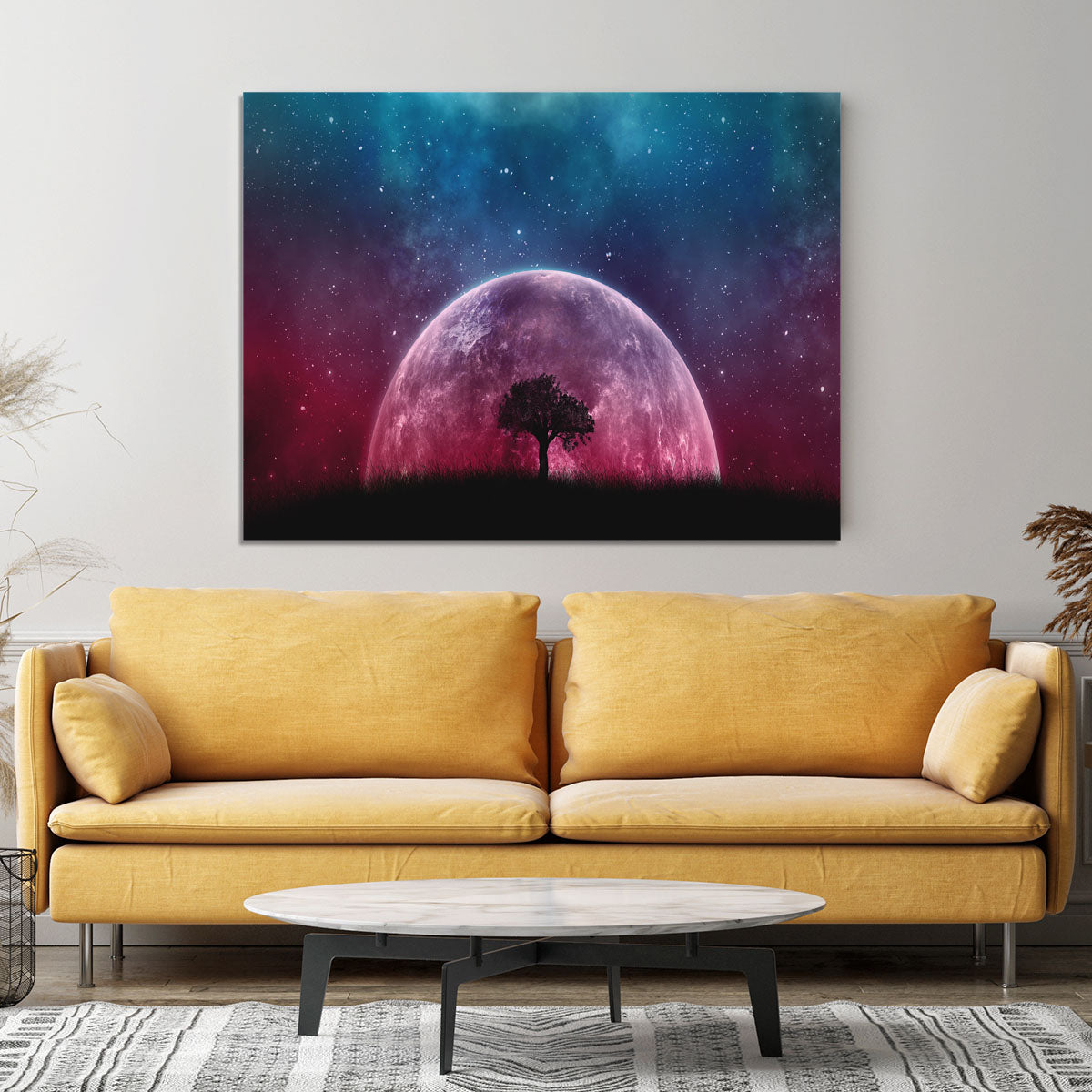 Red Moon Canvas Print or Poster - Canvas Art Rocks - 4