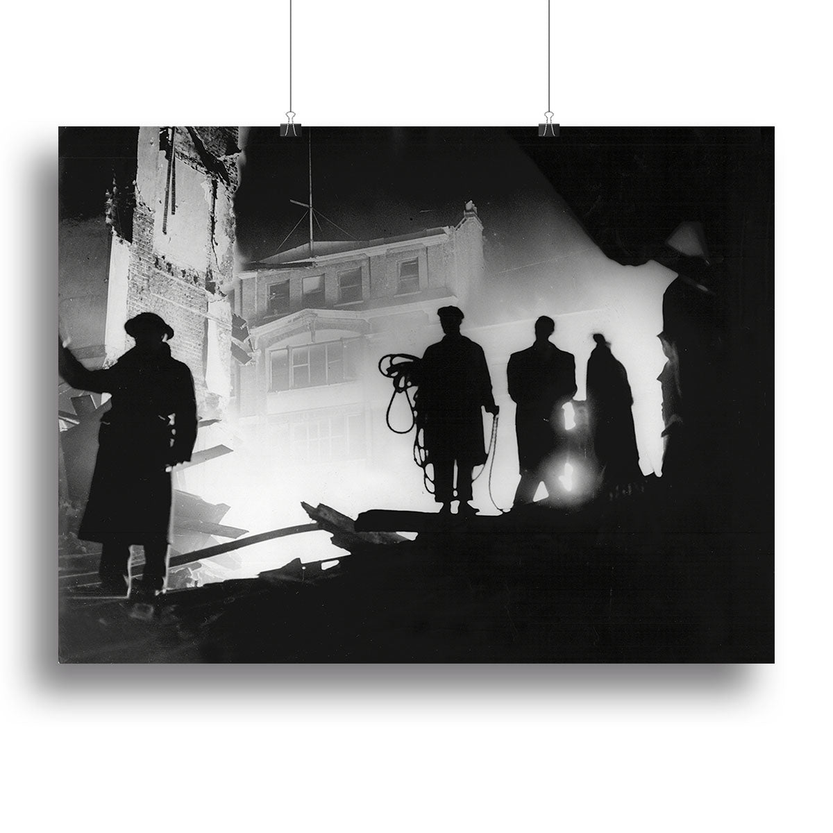 Rescuers in Soho London Canvas Print or Poster - Canvas Art Rocks - 2