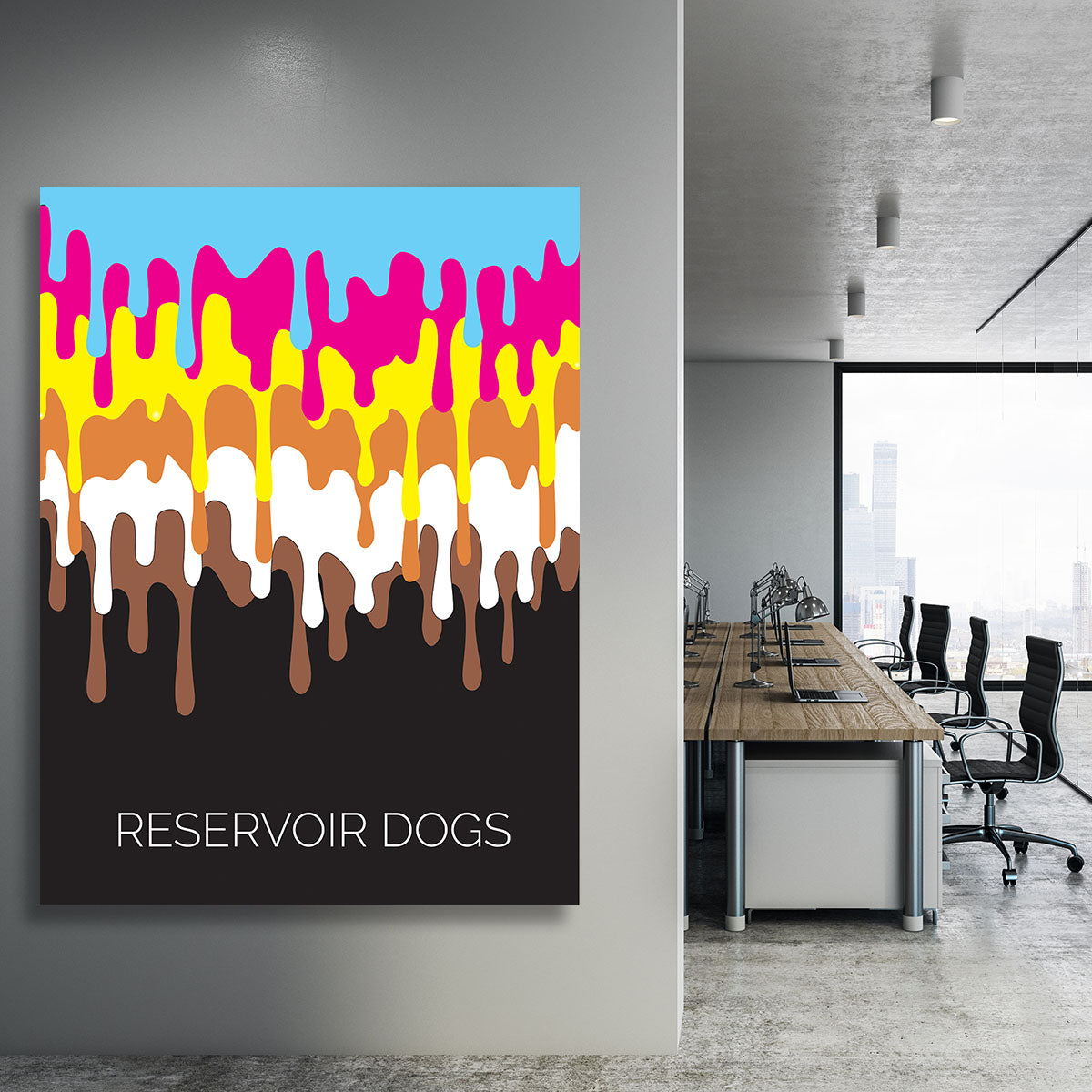 Reservoir Dogs Minimal Movie Canvas Print or Poster - Canvas Art Rocks - 3