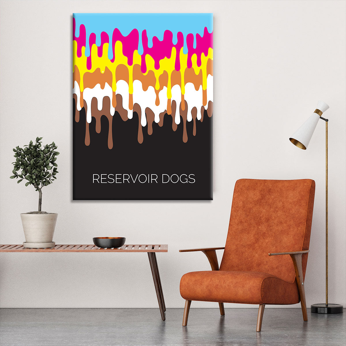 Reservoir Dogs Minimal Movie Canvas Print or Poster - Canvas Art Rocks - 6