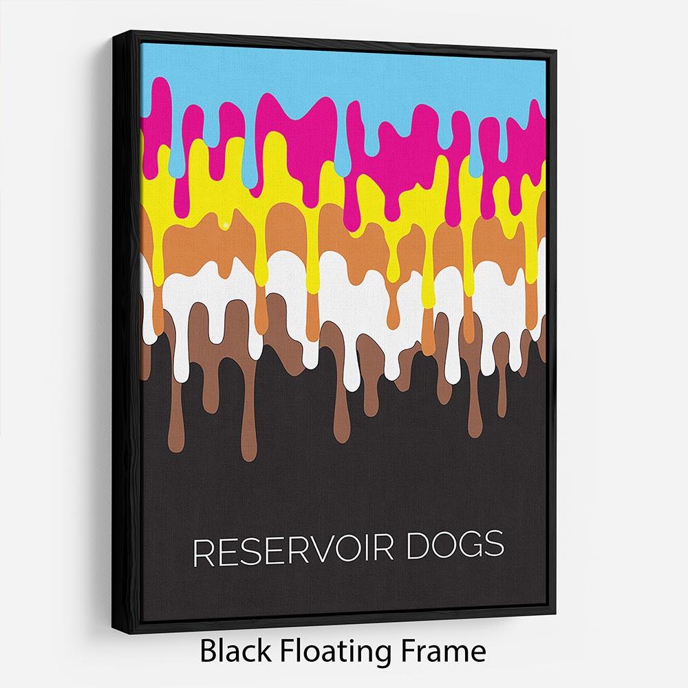 Reservoir Dogs Minimal Movie Floating Frame Canvas - Canvas Art Rocks - 1