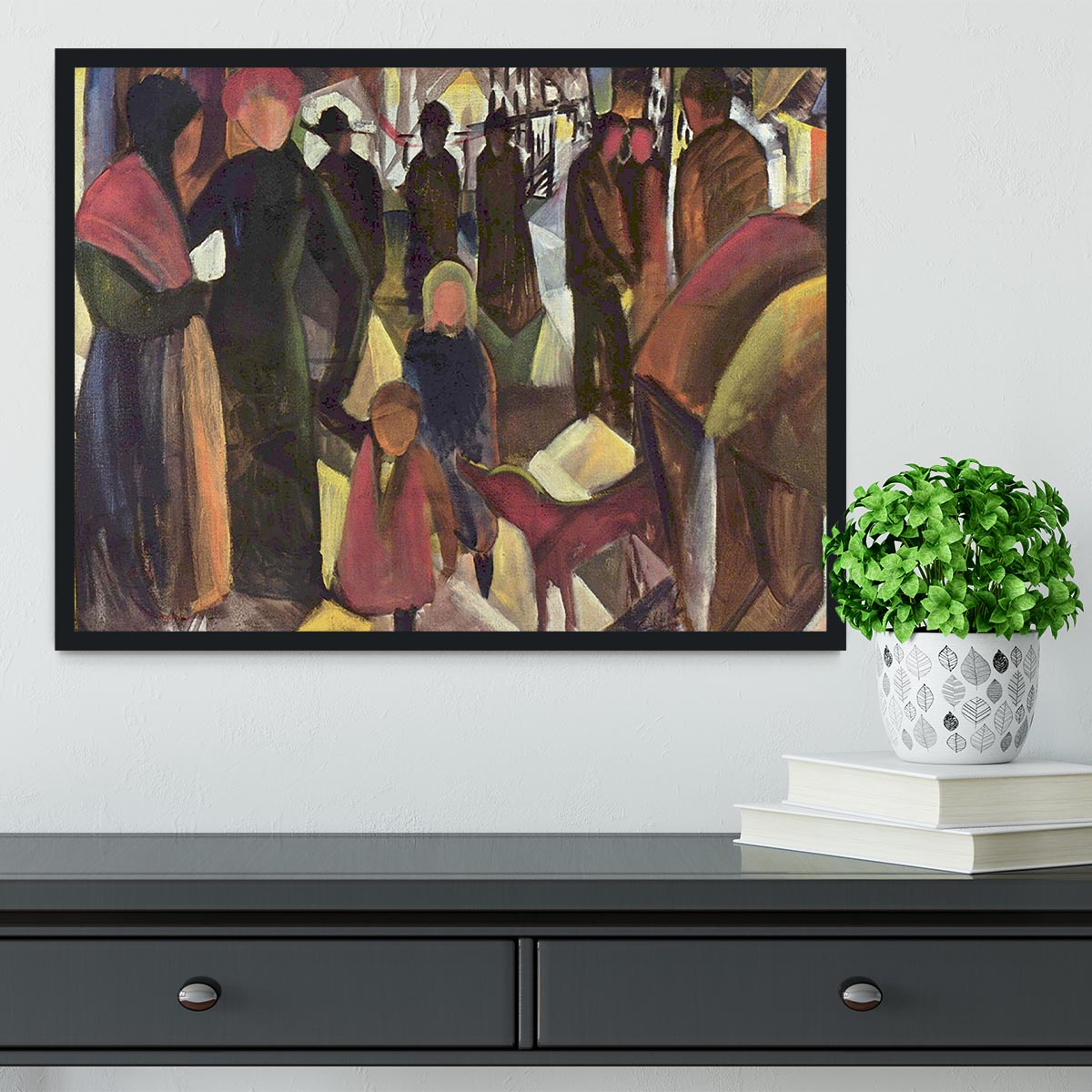 Resignation by Macke Framed Print - Canvas Art Rocks - 2