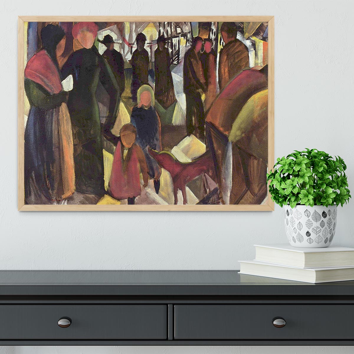 Resignation by Macke Framed Print - Canvas Art Rocks - 4