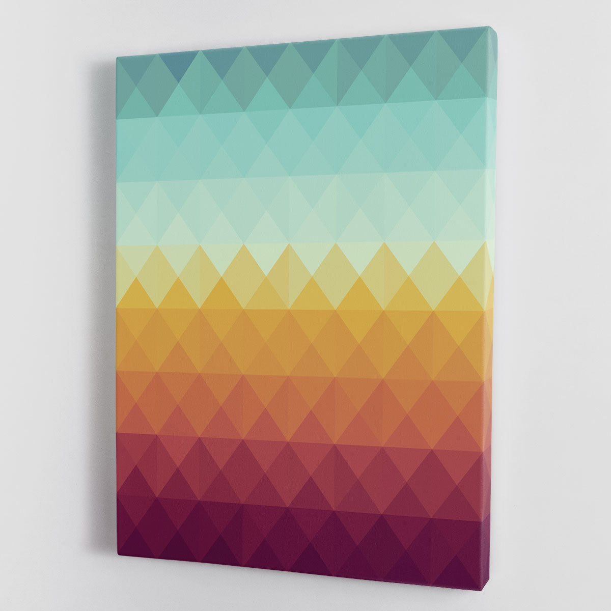Retro hipsters triangle Canvas Print or Poster - Canvas Art Rocks - 1