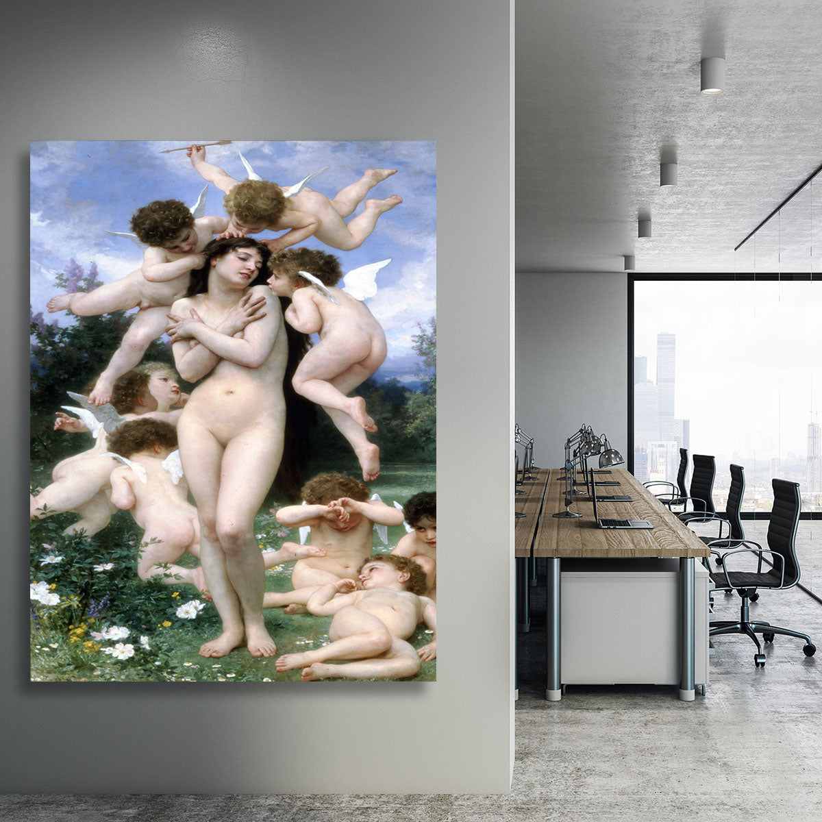 Return of Spring By Bouguereau Canvas Print or Poster - Canvas Art Rocks - 3