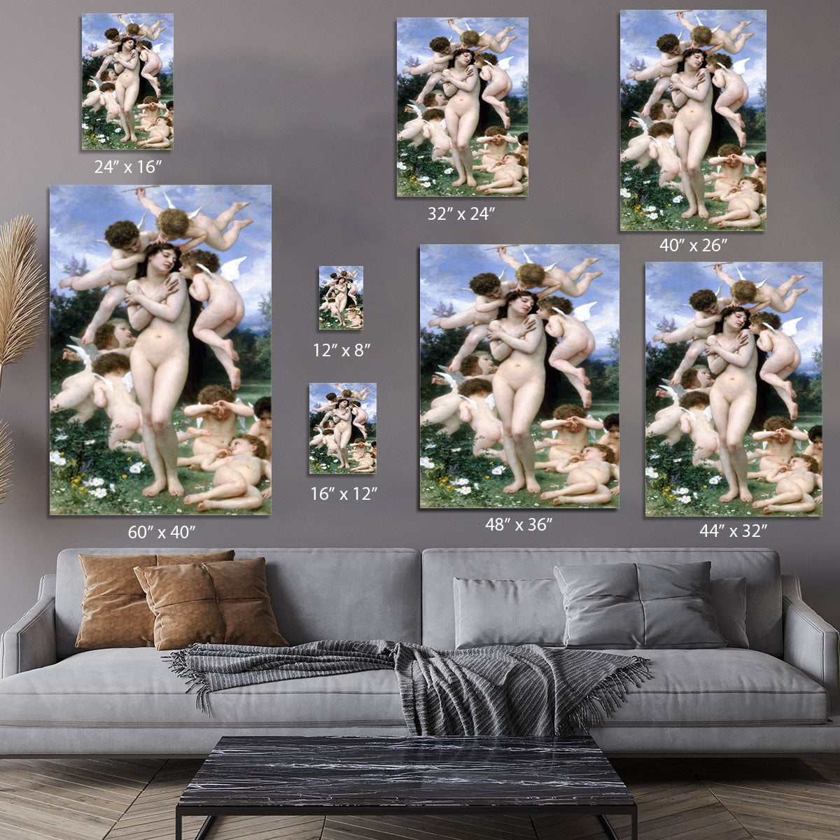 Return of Spring By Bouguereau Canvas Print or Poster - Canvas Art Rocks - 7