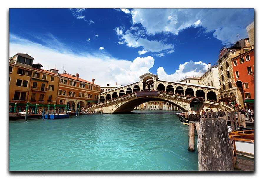Rialto bridge in Venice Canvas Print or Poster  - Canvas Art Rocks - 1
